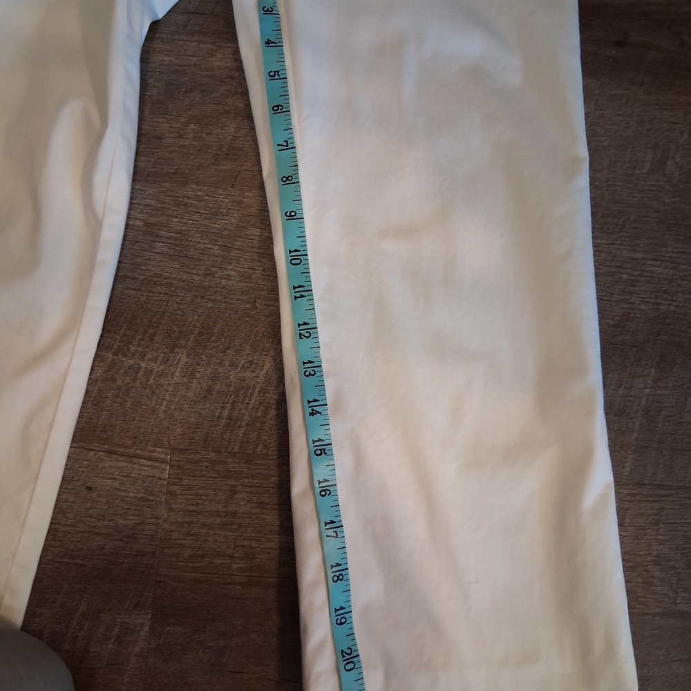 Petite Sophisticate Off-White Straight Leg Pants - Picture 9 of 10